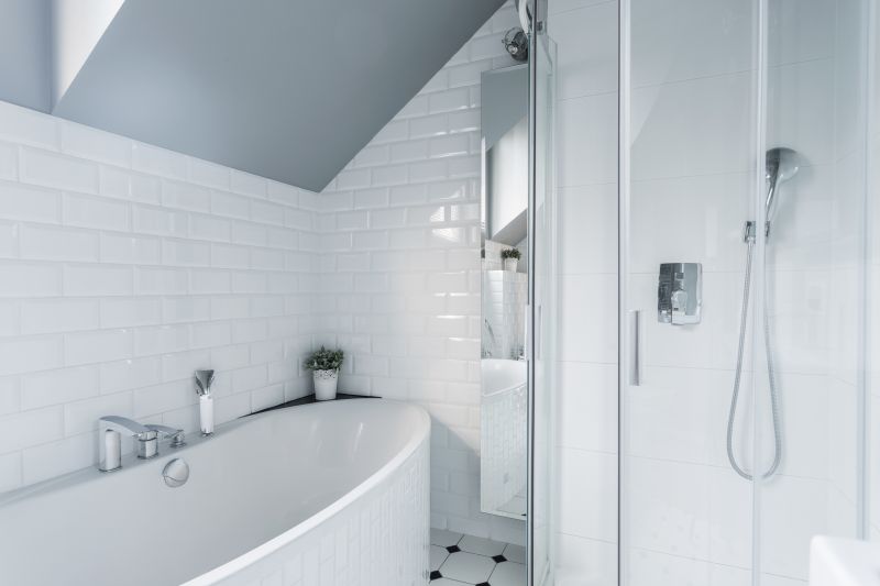 Shower with Large Format Tiles